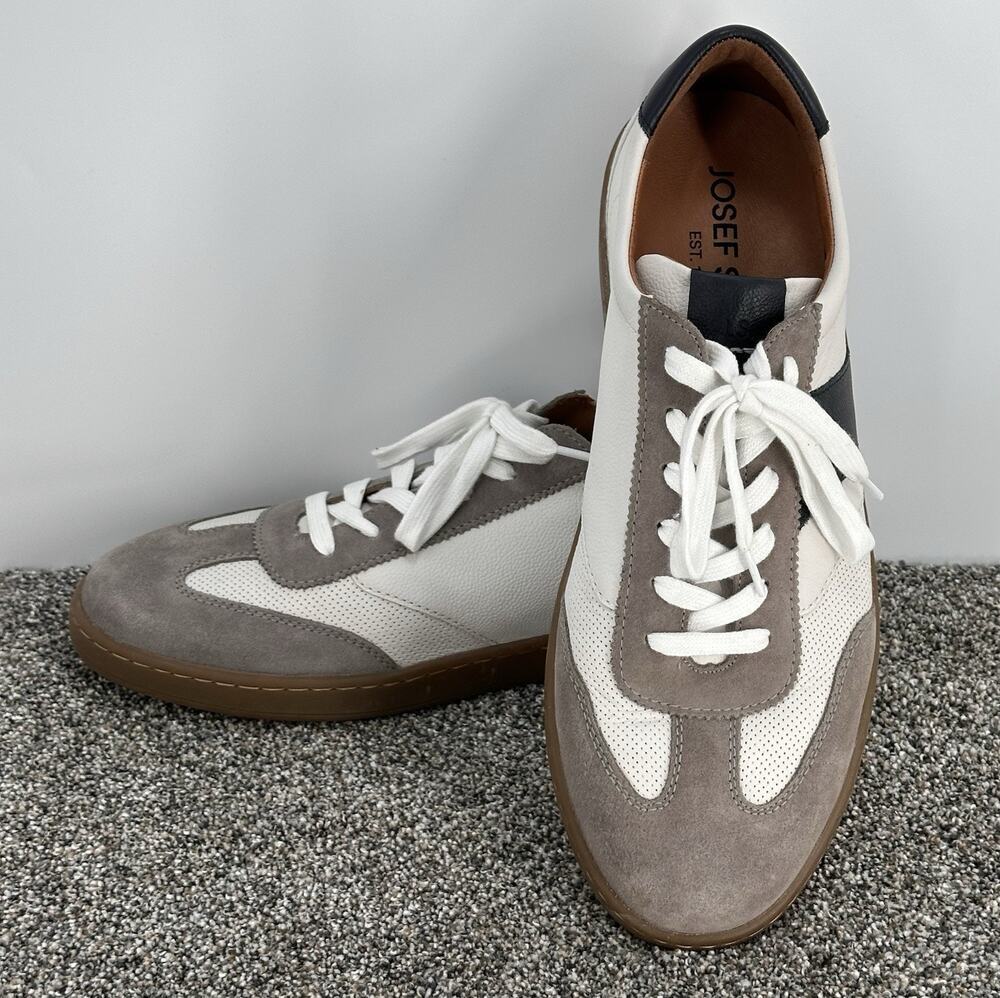 Joseph Siebel Lio 05 Leather Men’s Sneakers Gray Suede Leather Casual NWOB EU 46